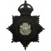 Cardiff City Police Night Helmet Plate - King's Crown