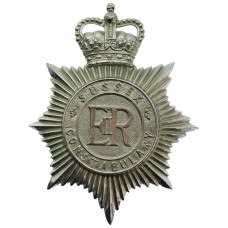 Sussex Constabulary Helmet Plate - Queen's Crown