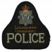 Leicestershire Constabulary Police Cloth Bell Patch Badge