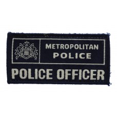 Metropolitan Police Officer Cloth Patch Badge (Blue)