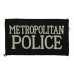 Metropolitan Police Cloth Patch Badge (Black)