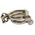 Hiatt Best Warranted Wrought "Darby" Style Police Handcuffs with Key 