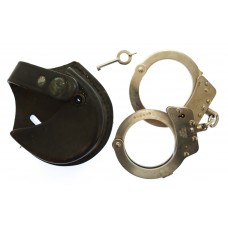 Hiatts Police Handcuffs with Key & Pouch 