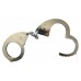 Hiatts 1960 Pattern Police Handcuffs with Key in Original Box 