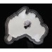 Perth Mint 2014 Australian Map Shaped 1oz Silver Coin - Crocodile
