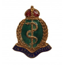 Royal Army Medical Corps (R.A.M.C.) Enamelled Sweetheart Brooch - King's Crown