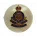 Royal Army Ordnance Corps (R.A.O.C.) Mother of Pearl Sweetheart Brooch - King's Crown