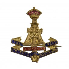 Yorkshire Regiment (Green Howards) Enamelled Sweetheart Brooch