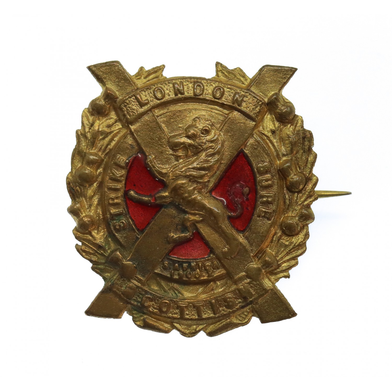 14th County of London Bn. (London Scottish) London Regiment Enamelled ...