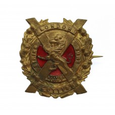 14th County of London Bn. (London Scottish) London Regiment Enamelled Sweetheart Brooch