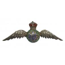Royal Air Force (R.A.F.) Sterling Silver & Enamel Sweetheart 