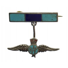 Royal Air Force (R.A.F.) Silver & Enamel Pendant Sweetheart B