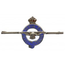 Royal Air Force (R.A.F.) Silver & Enamel Sweetheart Brooch