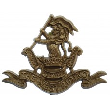 West Riding Regiment (Duke of Wellington's) WW2 Plastic Economy Cap Badge