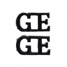 Pair of Gurkha Engineers (G.E.) Shoulder Titles