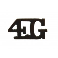 4th Gurkha Rifles (4.G) Shoulder Title