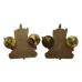 Pair of Canadian Windsor Regiment (R.C.A.C.) Collar Badges - Queen's Crown