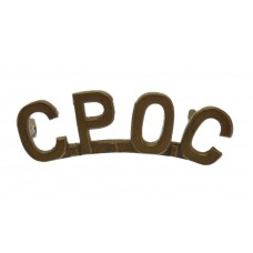 Canadian Permanent Ordnance Corps (C.P.O.C.) Shoulder Title (Caron Bros 1919)