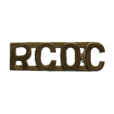 Royal Canadian Ordnance Corps (R.C.O.C.) Shoulder Title