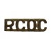 Royal Canadian Ordnance Corps (R.C.O.C.) Shoulder Title