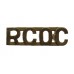 Royal Canadian Ordnance Corps (R.C.O.C.) Shoulder Title