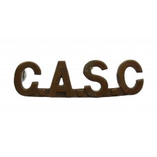 WW1 Canadian Army Service Corps (C.A.S.C.) Shoulder Title (P.W. E
