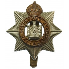 Devonshire Regiment Cap Badge - King's Crown