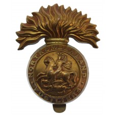 Northumberland Fusiliers Brass Cap Badge