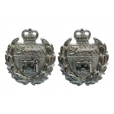 Pair of Norfolk Joint Police Collar Badges - Queen's Crown