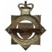 Norfolk Joint Police Senior Officer's Silvered & Enamel Cap Badge - Queen's Crown