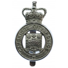 Cambridge City Police Cap Badge - Queen's Crown