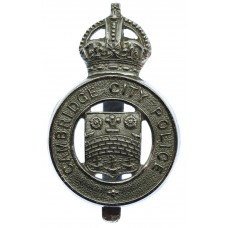 Cambridge City Police Cap Badge - King's Crown