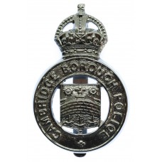 Cambridge Borough Police Cap Badge - King's Crown