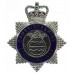 Cambridgeshire Constabulary Senior Officer's Enamelled Cap Badge - Queen's Crown