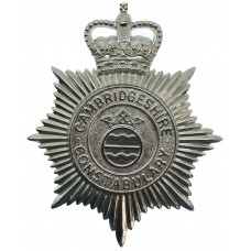 Cambridgeshire Constabulary Helmet Plate - Queen's Crown