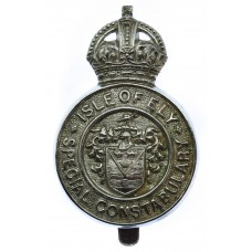 Isle of Ely Special Constabulary Cap Badge - King's Crown