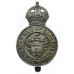 Isle of Ely Special Constabulary Cap Badge - King's Crown