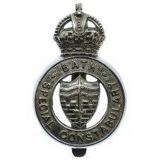 Bath Special Constabulary Cap Badge - King's Crown