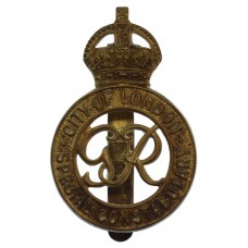 George VI City of London Special Constabulary Cap Badge