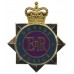 Dorset Police Enamelled Star Cap Badge - Queen's Crown