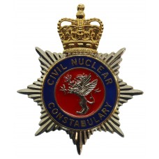 Civil Nuclear Constabulary Enamelled Cap Badge - Queen's Crown