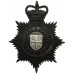 Bournemouth Borough Police Night Helmet Plate - Queen's Crown