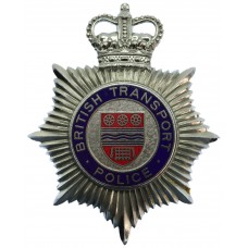 British Transport Police (B.T.P.) Enamelled Helmet Plate - Queen's Crown