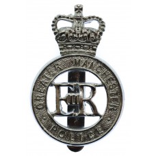 Greater Manchester Police Cap Badge - Queen's Crown