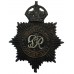 George VI Gloucestershire Constabulary Black Helmet Plate 