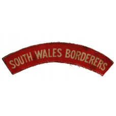 South Wales Borderers (SOUTH WALES BORDERERS) WW2 Printed Shoulder Title