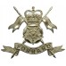 Queen's Own Yorkshire Yeomanry Officer's Silvered Cap Badge