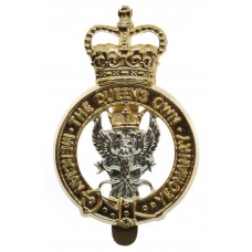 Queen's Own Mercian Yeomanry Anodised (Staybrite) Cap Badge