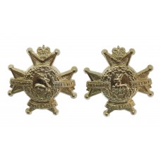 Pair of Notts & Derby Regiment (Sherwood Foresters) Anodised 