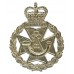 Green Jackets Brigade Officer's Silvered Cap Badge